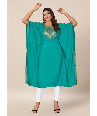 Rama Dola Silk stitched   Kaaftan 1