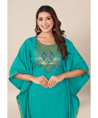 Rama Dola Silk stitched   Kaaftan 4