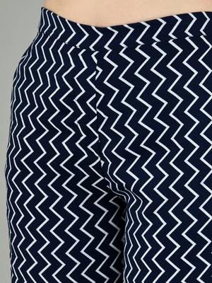 Blue Striped Palazzo Pants 5