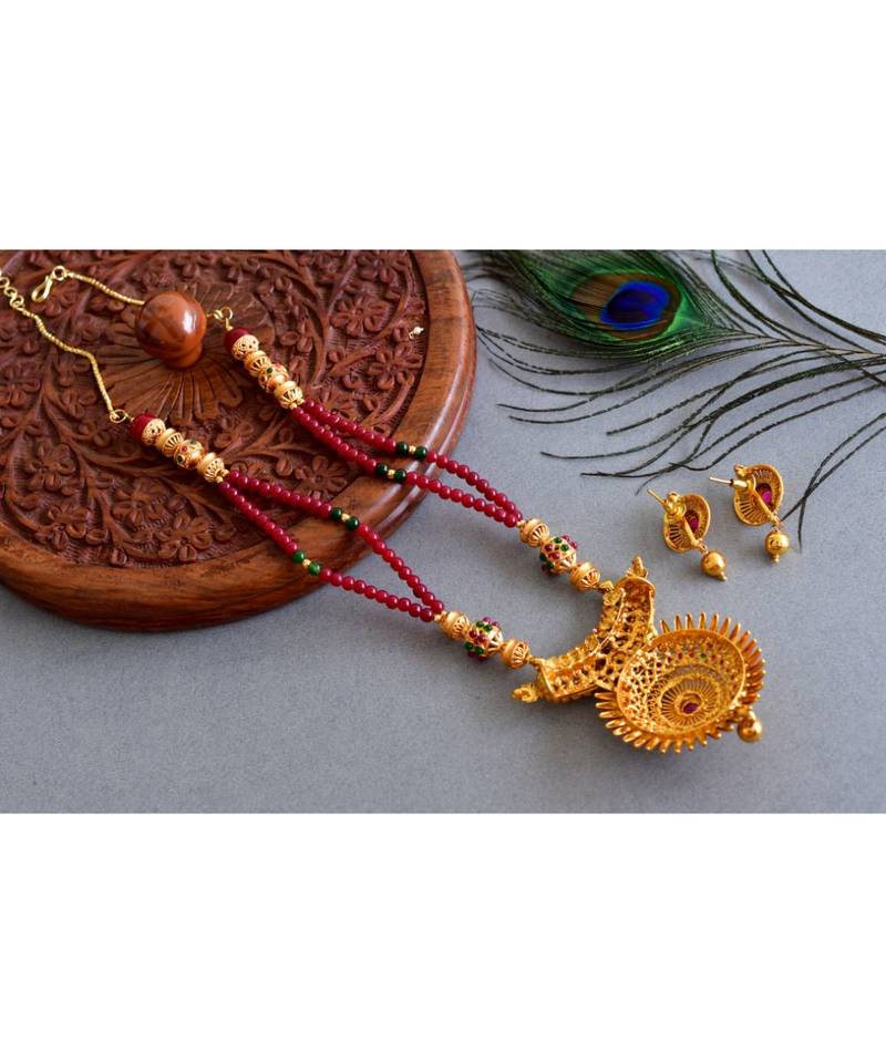 Lovely Designer Unique Handmade Necklace Set dj03782