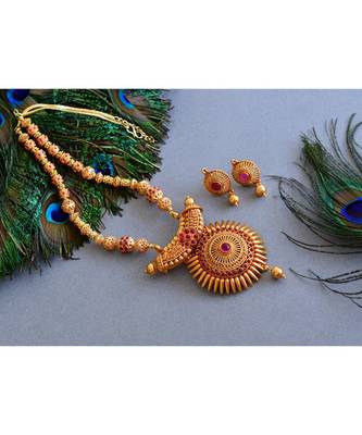 Beautiful Handmade Designer Kemp Necklace Set dj03790 1