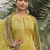 Yellow digital print pure cotton salwar