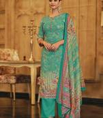 Green digital print pure cotton salwar