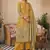 Yellow digital print pure cotton salwar
