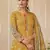 Yellow digital print pure cotton salwar