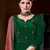 Green embroidered pure crepe salwar