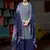 Grey embroidered pure crepe salwar