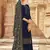 Navy blue embroidered georgette salwar