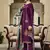 Wine jacquard jacquard salwar