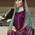 Wine jacquard jacquard salwar