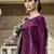 Wine jacquard jacquard salwar