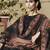 Black jacquard jacquard salwar