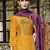 Yellow jacquard jacquard salwar