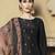 Black jacquard jacquard salwar