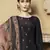 Black jacquard jacquard salwar