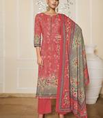 Coral digital print pure cotton salwar