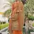 Orange digital print pure cotton salwar