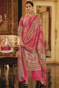 Pink digital print pure cotton salwar