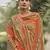 Orange digital print pure cotton salwar