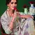 Sky blue digital print jacquard salwar