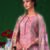 Pink digital print jacquard salwar