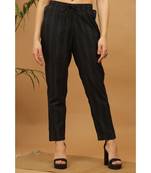 Kaanchie Nanggia Black Stripped Cotton Pants