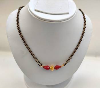 Multicolor agate mangalsutra 1
