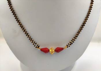 Multicolor agate mangalsutra 2