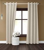 Orange Polycotton Curtains