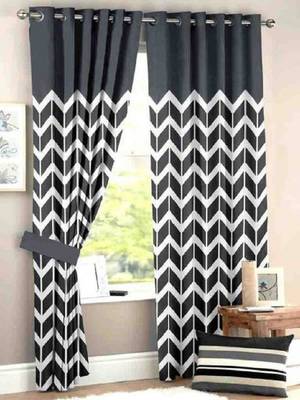 Blue Polycotton Curtains 1