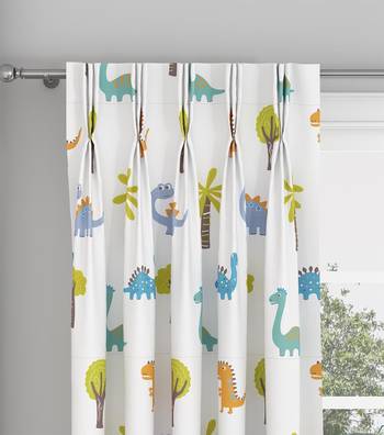 Yellow Polycotton Curtains 2