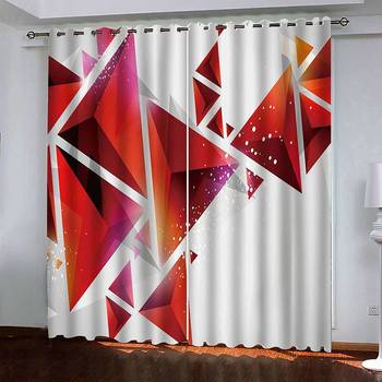 Black Polycotton Curtains 1