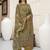Green digital print viscose  salwar