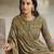 Green digital print viscose  salwar