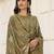 Green digital print viscose  salwar