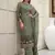Green digital print viscose salwar
