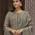 Grey digital print viscose salwar