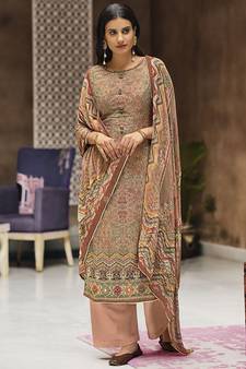 Multicolor digital print viscose salwar