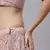 SHUBHKALA light-pink georgette embroidered   Choli Blouse with   Lehenga Ghagra with    Dupatta