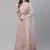 SHUBHKALA light-pink georgette embroidered   Choli Blouse with   Lehenga Ghagra with    Dupatta