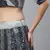 SHUBHKALA grey georgette embroidered   Choli Blouse with   Lehenga Ghagra with    Dupatta