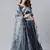 SHUBHKALA grey georgette embroidered   Choli Blouse with   Lehenga Ghagra with    Dupatta