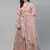 SHUBHKALA peach georgette embroidered   Choli Blouse with   Lehenga Ghagra with    Dupatta