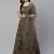 SHUBHKALA olive georgette embroidered   Choli Blouse with   Lehenga Ghagra with    Dupatta