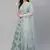 SHUBHKALA sky-blue georgette embroidered   Choli Blouse with   Lehenga Ghagra with    Dupatta