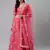 SHUBHKALA Pink Thread embroidered Silk Semi Stitched Lehenga