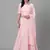 SHUBHKALA BABY-PINK SEQUENCE embroidered GEORGET SEMI STITCHED LEHENGA