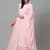 SHUBHKALA BABY-PINK SEQUENCE embroidered GEORGET SEMI STITCHED LEHENGA