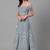SHUBHKALA SKY-BLUE SEQUENCE embroidered GEORGET SEMI STITCHED LEHENGA