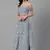 SHUBHKALA SKY-BLUE SEQUENCE embroidered GEORGET SEMI STITCHED LEHENGA